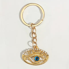 Customizable Demon's Eye Keychain Rhinestone Charm