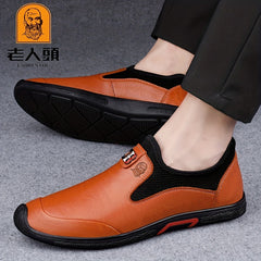LAORENTOU Men's Loafers Non Slip Comfy Casual Shoes Slip On Walking Shoes