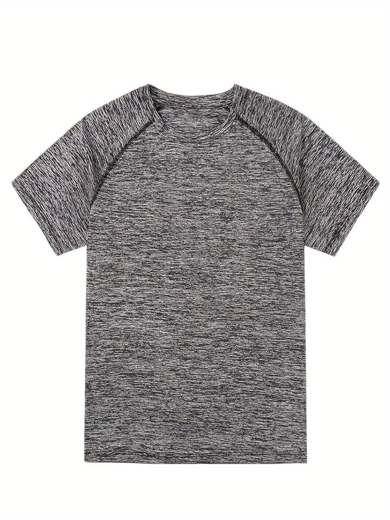 Kids' Solid Comfy Quick-Drying Short Sleeve T-Shirt - Summer Sports