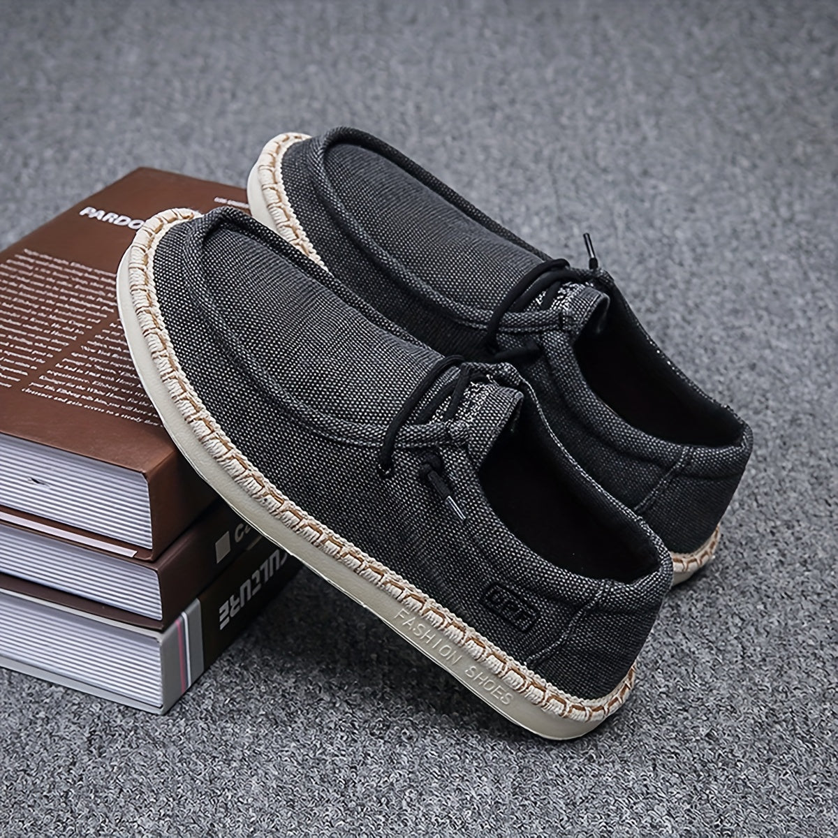 Canvas Slip On Sneakers for Men Breathable Non-slip Shoes