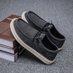Canvas Slip On Sneakers for Men Breathable Non-slip Shoes