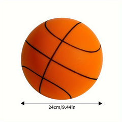 Size 7 Silent Basketball PU Leather Elastic Ball For Indoor Sports