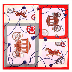 Luxury Silk Scarf Print Satin Scarf Head Neck Scarf Hair Wrap