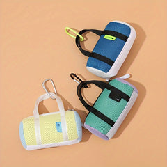 Mini Headphone Storage Bag with Keychains for Hiking Running Gym