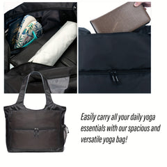 Yoga Mat Storage Bag With Shoes Compartment - Fitness & Pilates - Travel, Off