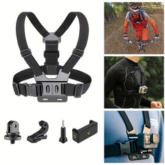 Mobile Phone Chest Strap Mount for POV Vlogging - GoPro Compatible