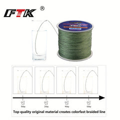 114M 4 Strands Braided Fishing Line Durable Fishing Gear