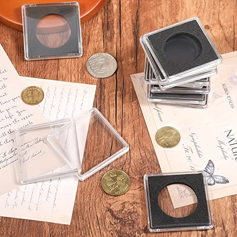 Acrylic Silver Dollar Coin Holder 4.57 x 4.57 cm