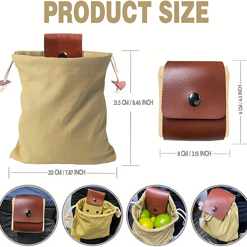 Outdoor Foraging Bag Hanging Waist Bag for Fruit Picking