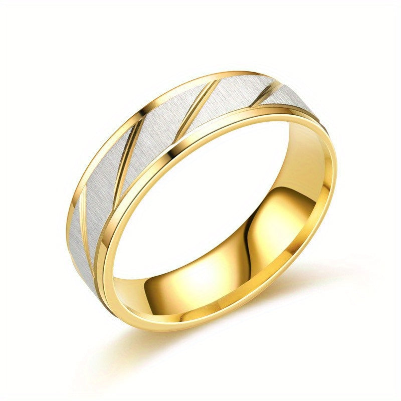 Diagonal Batch Flower Couple Ring
