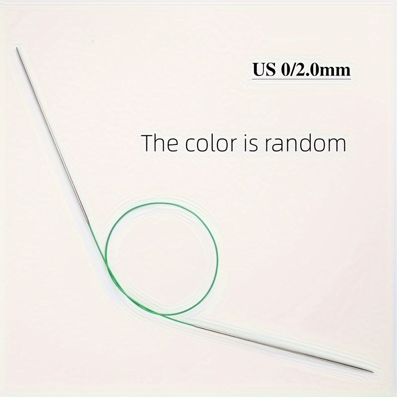 Circular Knitting Needle Set 16 Inches Stainless Steel Sweater Loop Stick