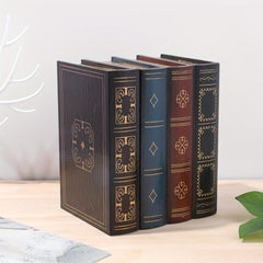 Retro Wooden Storage Box Handicraft Decor