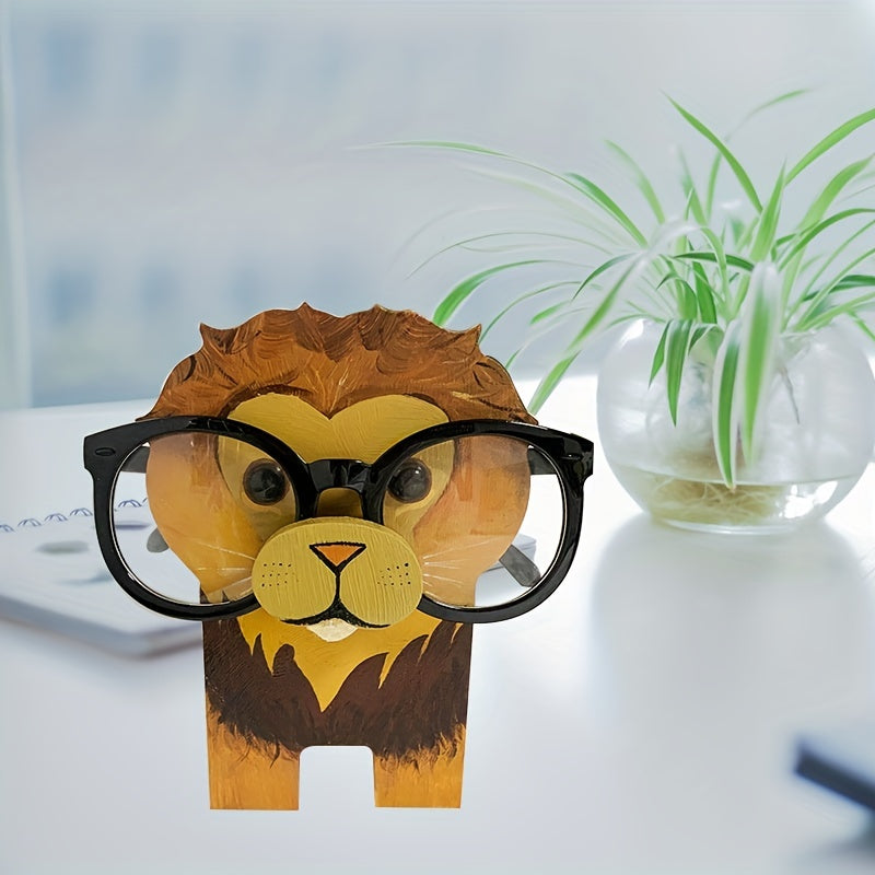 Men's Retro Animal Glasses Storage Bracket