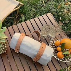 1pc 150 Picnic Mat With Strap Outdoor Camping Tablecloth