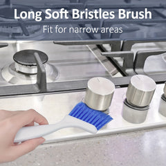 2pcs Small Cleaning Brushes for Kitchen & Bathroom Sink