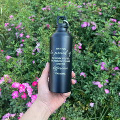 500ml Aluminum Water Bottle Reusable Lightweight Cup