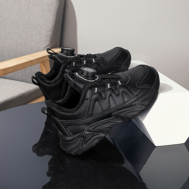 Chunky Boy's Shoes w/ Rotating Buckle Non Slip Sneakers