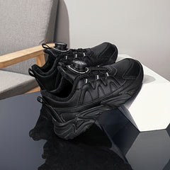 Chunky Boy's Shoes w/ Rotating Buckle Non Slip Sneakers