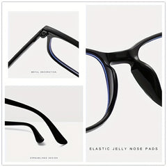 2pcs Light Blocking Glasses Anti Eyestrain & UV Glare Eyewear