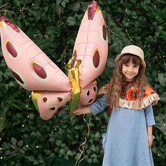 Butterfly Wings Back Decoration Aluminum Film Back Hanging