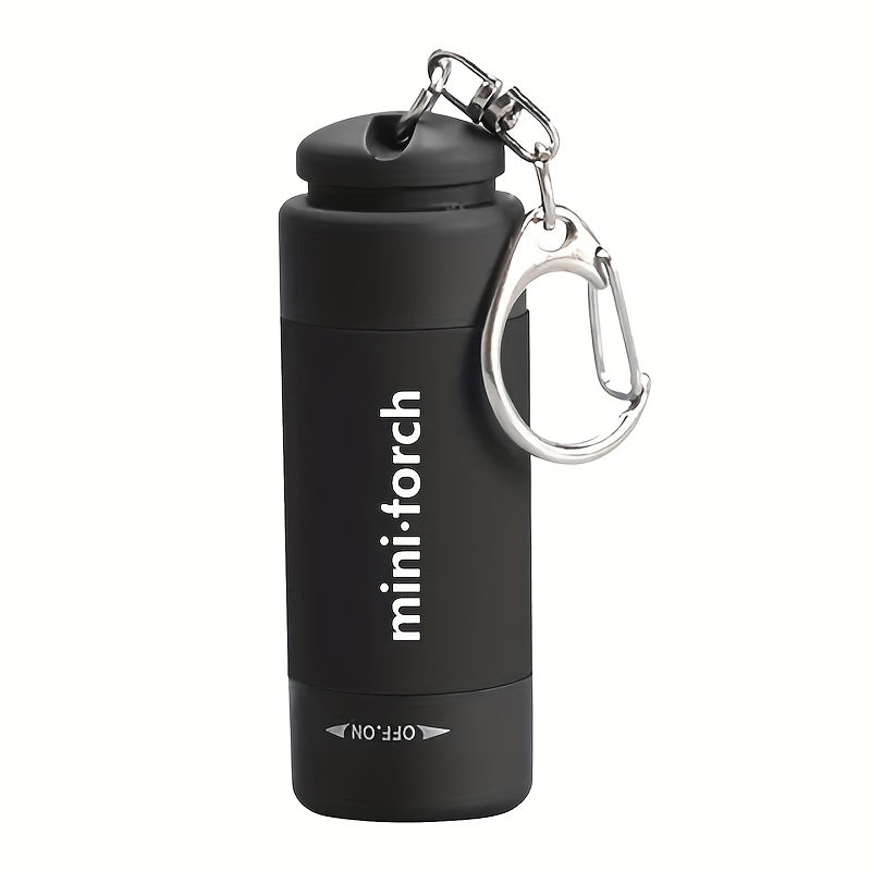 USB Rechargeable Mini Flashlight for Camping & Keychain Light
