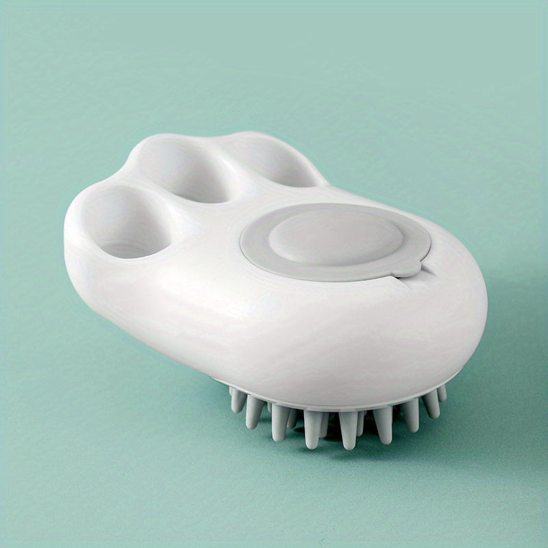 Silicone Cat Paw Pet Shampoo Brush Gentle Massage and Cleaning for Dogs and Cats