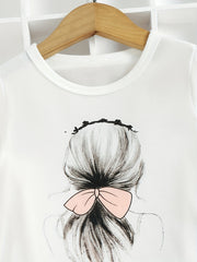 Girls Short sleeve T shirt Casual Trousers Outfit For Summer Kids Clothes