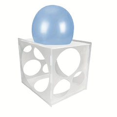 Collapsible Plastic Balloon Sizer Box Cube - Balloon Size Measurement Tool