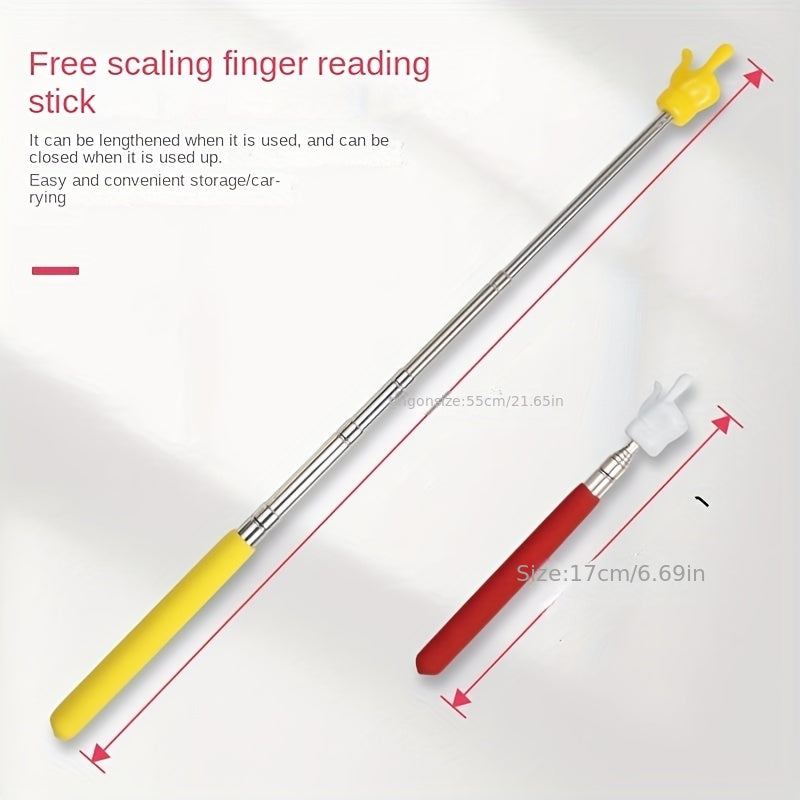 Teaching Whip for Kids, Stainless Steel Retractable Baton