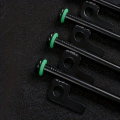 10pcs Glow in the Dark Tent Nails Set with Luminous Rings