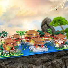 5500pcs Chinese Architecture Building Blocks Set ABS Material