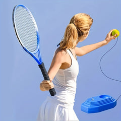Tennis Trainer Rebounder Set with Bouncing Line for Self Training