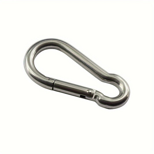 304 Stainless Steel Spring Hook Buckle Keychain for Outdoor Camping Hiking