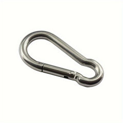 304 Stainless Steel Spring Hook Buckle Keychain for Outdoor Camping Hiking
