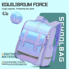 Lightweight School Bag Large Capacity Spine Protection Backpack