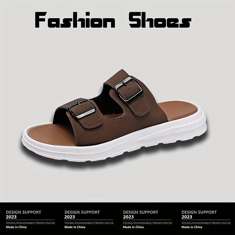 Men's Cloud Slides Non Slip Platform Sandals