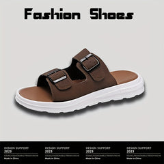 Men's Cloud Slides Non Slip Platform Sandals