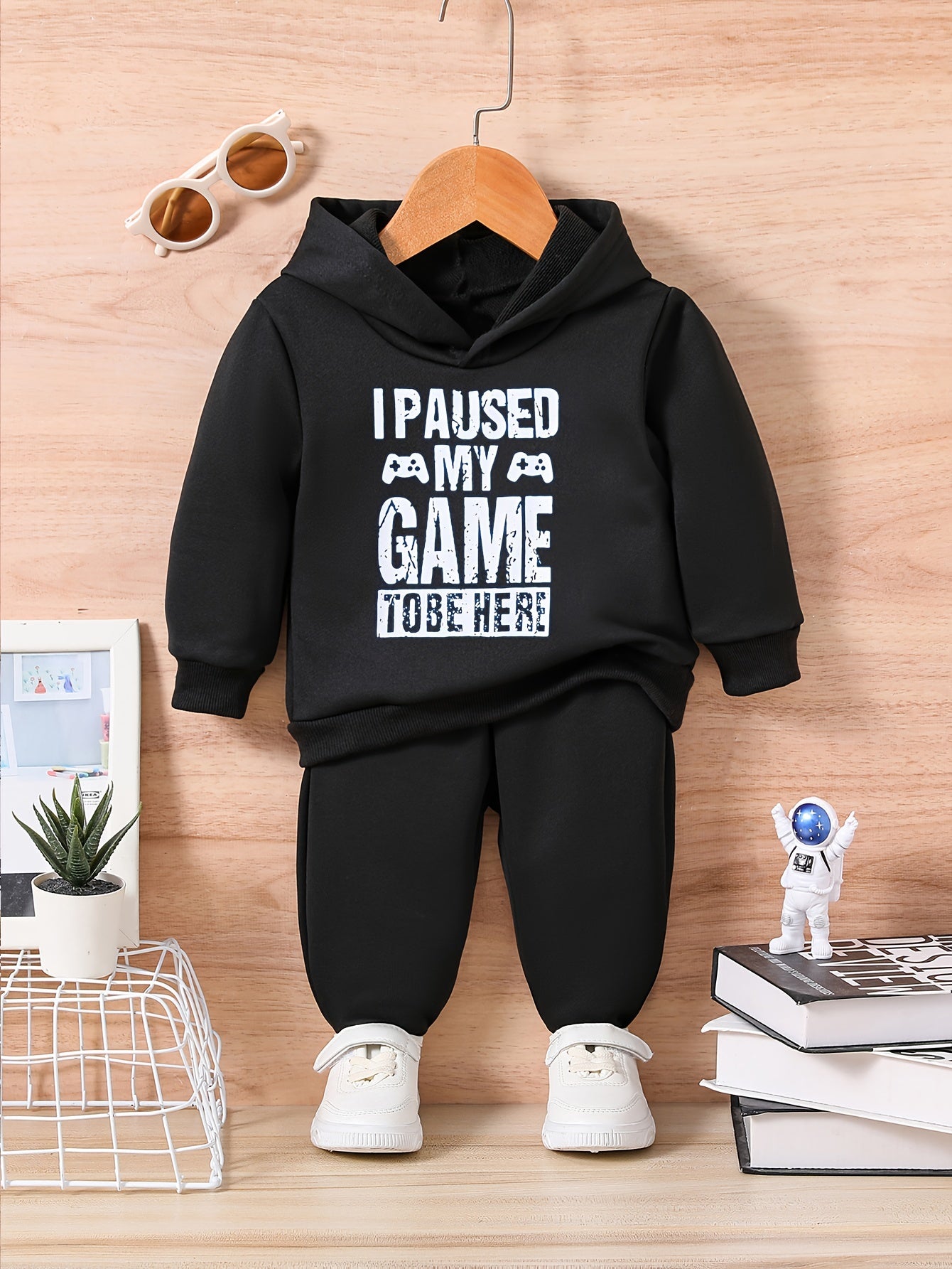 Baby Casual Outfit Set I PAUSED MY GAME TO BE HERE