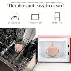 Double Handle Baby Water Cup Straw Cup Leak Proof Anti Choking