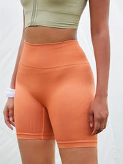 Seamless Hip Lifting Yoga Shorts Stretchy Leggings Women's Activewear