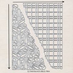 Flower Pattern Background Metal Embossing Cutting Mold
