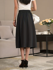 High Waist A-Line Skirt for Women
