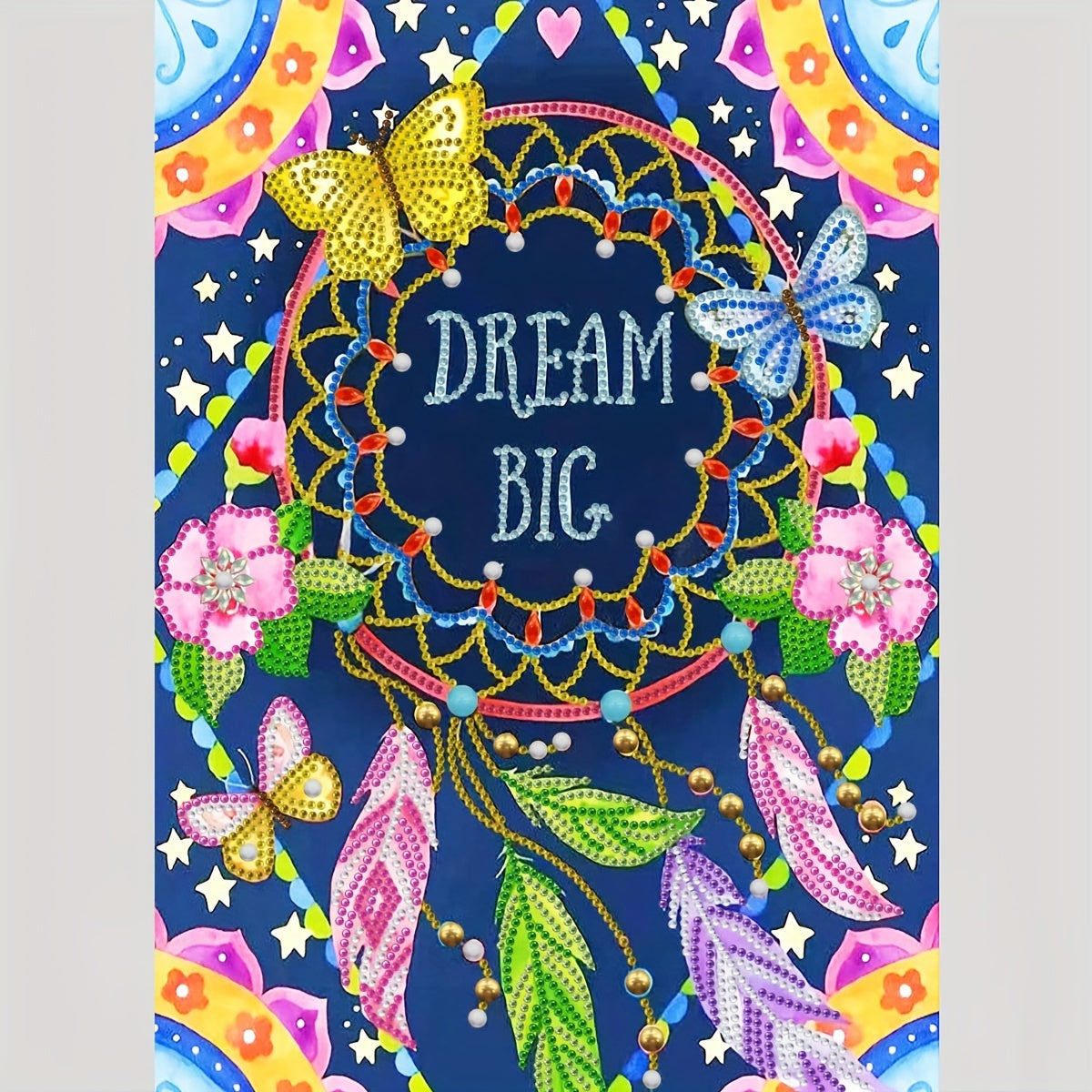 Wind Chime Dream Catcher Diamond Painting Kit DIY 5D Partial Diamond Painting