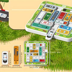 Kids' Car Challenge Puzzle Sliding Board Game