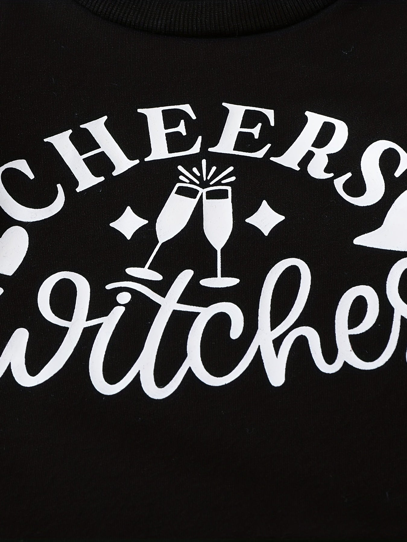 Halloween Boys CHEERS WITCHES Sweatshirt Party Pullover
