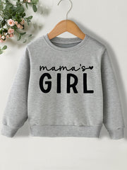 Toddler Girls MAMA'S GIRL Sweatshirt Baby Kids Clothes