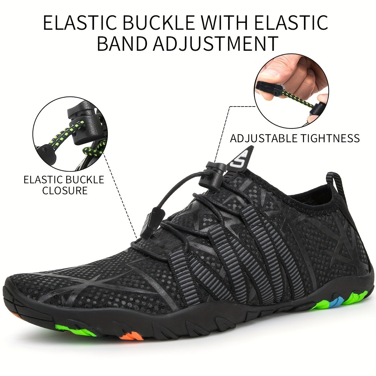 Unisex Outdoor Wading Shoes with Draw String