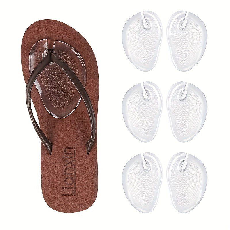 Soft Flip Flop Toe Protectors Anti Abrasion Forefoot Pad