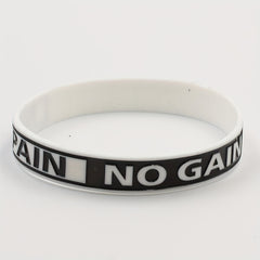 Set of 2 Motivational Silicone Bracelets - Positive Sayings