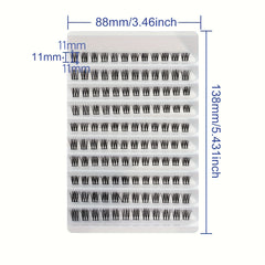 10 Rows Cluster False Eyelashes Large Capacity Individual Lashes